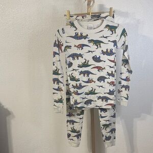 Hanna Andersson-Multicolor Dinosaur Kids Pajama Set- Size 12